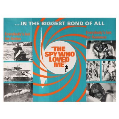 Lot # 202. British Marler Haley Quad, 1977; 40" x 30"; Very Fine-; Rolled ### JAMES BOND: THE SPY WHO LOVED ME (1977)