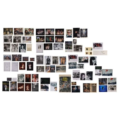 Lot # 207. Collection of 78 Cast and Crew Autographs Including Roger Moore, Richard Kiel, Lois Chiles, Ken Adam, Lewis Gilbert and More ### JAMES BOND: MOONRAKER (1979)