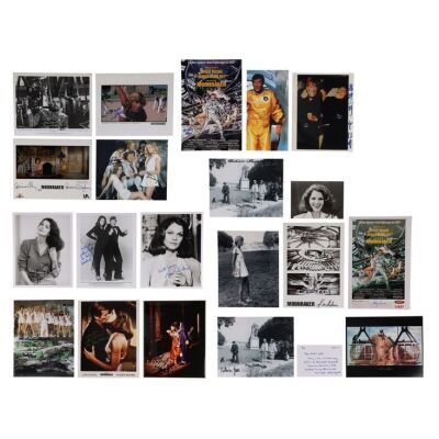 Lot # 209. Collection of 27 Cast and Crew Autographs Including Roger Moore, Lois Chiles, Michael Lonsdale, Ken Adam and More ### JAMES BOND: MOONRAKER (1979)