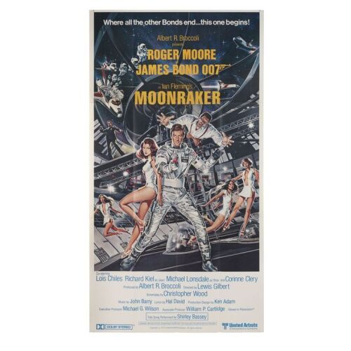 Lot # 214. US Three-Sheet, 1979; 41" x 76"; Very Fine+; Folded ### JAMES BOND: MOONRAKER (1979)
