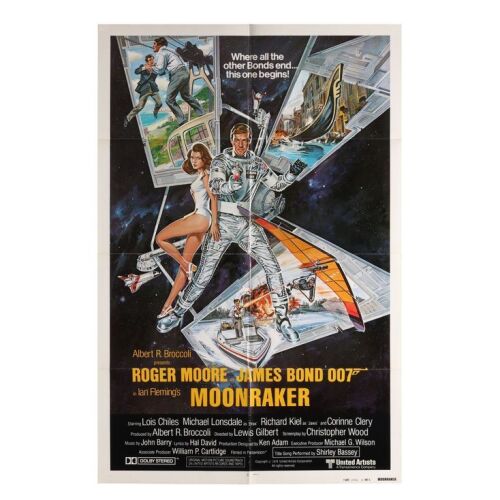 Lot # 215. US International One-Sheet; 27" x 41"; Very Fine+; Folded ### JAMES BOND: MOONRAKER (1979)