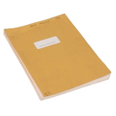 Lot # 239. Bound Script ### JAMES BOND: NEVER SAY NEVER AGAIN (1983)