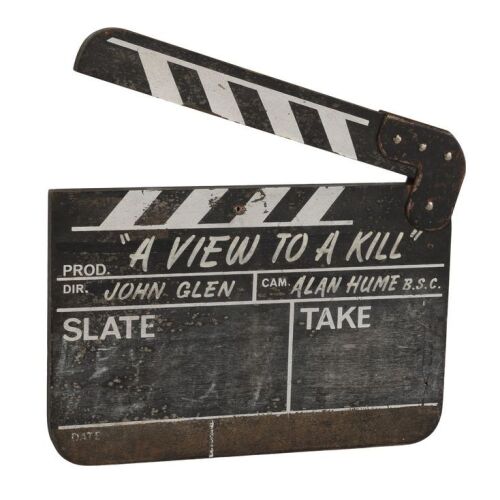 Lot # 241. Production Clapperboard ### JAMES BOND: A VIEW TO A KILL (1985)