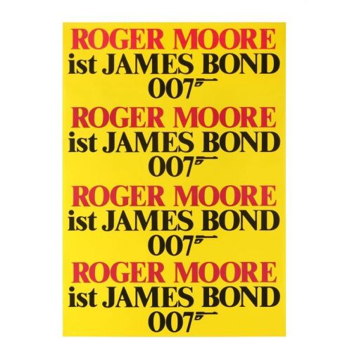 Lot # 256. German Teaser A1; 23" x 33"; Very Fine+; Rolled ### JAMES BOND: A VIEW TO A KILL (1985)