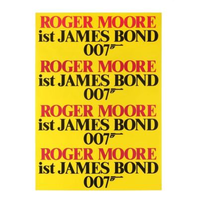 Lot # 256. German Teaser A1; 23" x 33"; Very Fine+; Rolled ### JAMES BOND: A VIEW TO A KILL (1985)