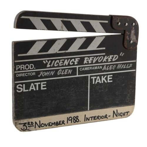 Lot # 268. "Licence Revoked" Production Clapperboard ### JAMES BOND: LICENCE TO KILL (1989)
