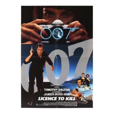 Lot # 272. British Olympus Tie-In Double-Crown, 1989; 20" x 30"; Very Fine+; Folded ### JAMES BOND: LICENCE TO KILL (1989)