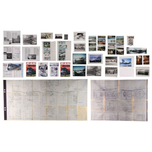 Lot # 282. Production-Used Storyboards, Set Photographs, Train Insignia, Model Blueprints, and Printed Materials ### JAMES BOND: GOLDENEYE (1995)