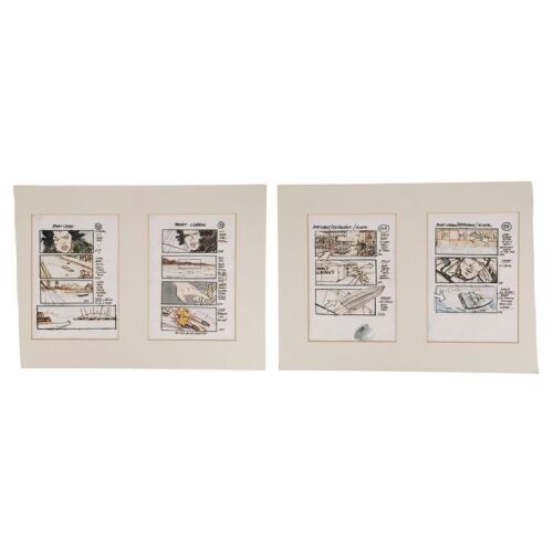 Lot # 304. Four Hand-Drawn Martin Asbury Storyboards ### JAMES BOND: THE WORLD IS NOT ENOUGH (1999)