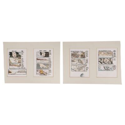 Lot # 304. Four Hand-Drawn Martin Asbury Storyboards ### JAMES BOND: THE WORLD IS NOT ENOUGH (1999)