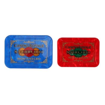 Lot # 321. Casino Royale $500,000 Poker Plaque, Casino Royale $1,000,000 Poker Plaque ### JAMES BOND: CASINO ROYALE (2006)