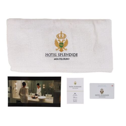 Lot # 337. Hotel Splendide Towel and Key Card ### JAMES BOND: CASINO ROYALE (2006)