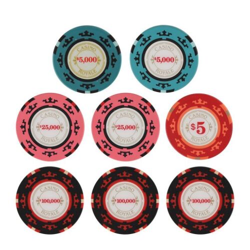 Lot # 338. Collection of Eight Casino Royale Poker Chips ### JAMES BOND: CASINO ROYALE (2006)