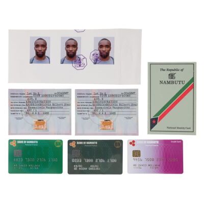 Lot # 346. Danso Mollaka's (Sebastien Foucan) Prototype ID Cards, Credit Cards, and ID Photos ### JAMES BOND: CASINO ROYALE (2006)
