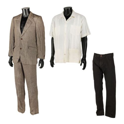Lot # 350. Adolph Gettler (Richard Sammel) Suit, Edmund Slate (Neil Jackson) Trousers, Lt. Orso (Jesus Ochoa) Shirt ### JAMES BOND: CASINO ROYALE (2006) / QUANTUM OF SOLACE (2008)