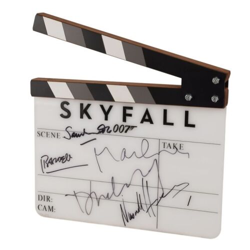 Lot # 358. Daniel Craig, Sam Mendes, Javier Bardem, Naomie Harris and Berenice Marlohe-Autographed Clapperboard ### JAMES BOND: SKYFALL (2012)