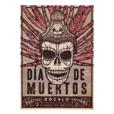 Lot # 374. Dia de Muertos Street Poster ### JAMES BOND: SPECTRE (2015)