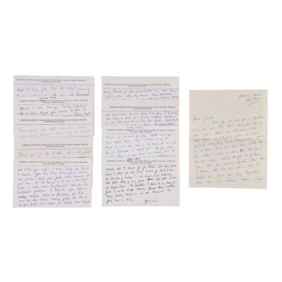 Lot # 389. Set of Postcards and a Letter Handwritten by Desmond Llewelyn ### JAMES BOND FRANCHISE (1962-PRESENT)