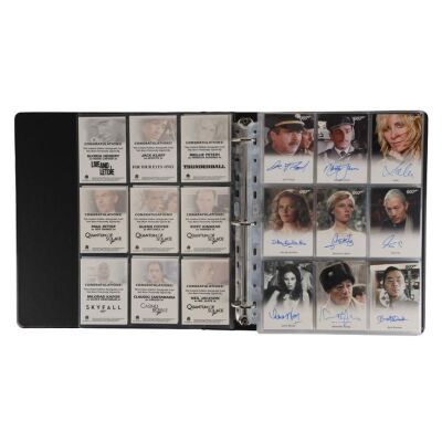 Lot # 395. Collection of 168 Autographed Rittenhouse Trading Cards Including Two Autographed by Daniel Craig, and One by Roger Moore. ### JAMES BOND FRANCHISE (1962-PRESENT)