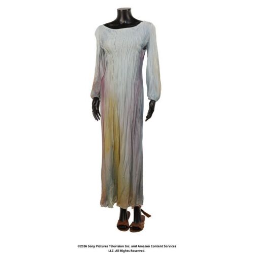 Lot # 1. Egwene al'Vere's Bloodstained Ceremony Dress ### WHEEL OF TIME, THE (T.V. SERIES, 2021-2023)