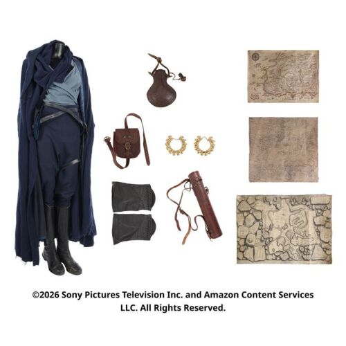 Lot # 4. Moiraine Damodred's 'Leavetaking' Costume with Leather Accessories ### WHEEL OF TIME, THE (T.V. SERIES, 2021-2023)