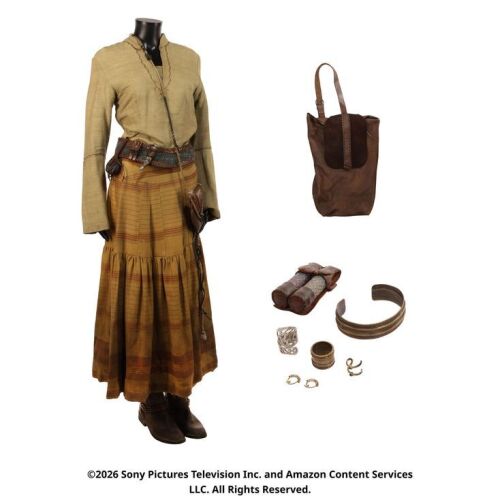 Lot # 5. Nynaeve al'Meara's Wisdom Costume ### WHEEL OF TIME, THE (T.V. SERIES, 2021-2023)