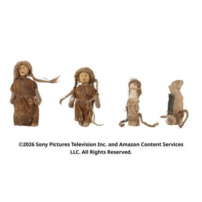 Lot # 8. Mat Cauthon's Wooden Dolls ### WHEEL OF TIME, THE (T.V. SERIES, 2021-2023)