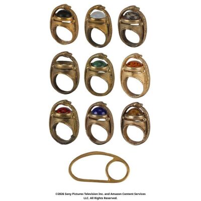 Lot # 14. Collection of Great Serpent Rings and Forsaken Ring ### WHEEL OF TIME, THE (T.V. SERIES, 2021-2023)