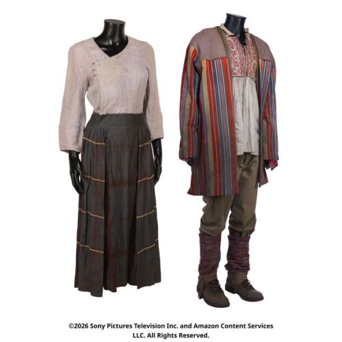 Lot # 33. Aram and Egwene al'Vere's Costume Components ### WHEEL OF TIME, THE (T.V. SERIES, 2021-2023)