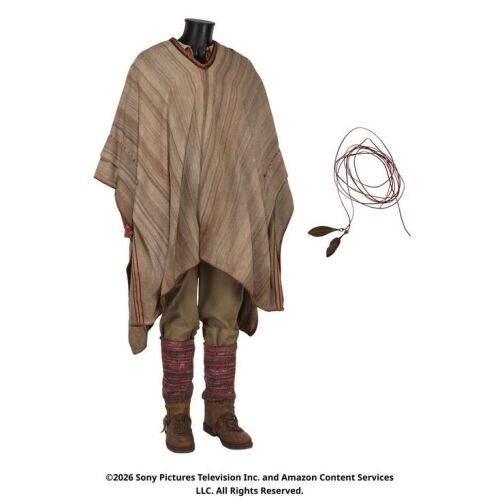 Lot # 35. Aram's Whitecloak Attack Costume ### WHEEL OF TIME, THE (T.V. SERIES, 2021-2023)