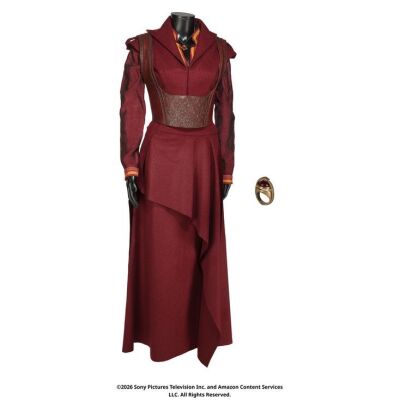 Lot # 83. Liandrin Guirale's White Tower Costume ### WHEEL OF TIME, THE (T.V. SERIES, 2021-2023)