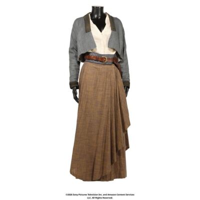 Lot # 87. Moiraine's Exile Costume ### WHEEL OF TIME, THE (T.V. SERIES, 2021-2023)