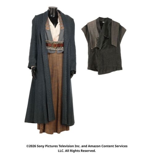 Lot # 94. Moiraine Damodred's Fade Attack Costume with Lan Madragoran's Fade Attack Tunic ### WHEEL OF TIME, THE (T.V. SERIES, 2021-2023)