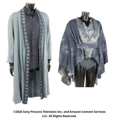 Lot # 97. Rand al'Thor and Selene's Cairhien Costume Components ### WHEEL OF TIME, THE (T.V. SERIES, 2021-2023)
