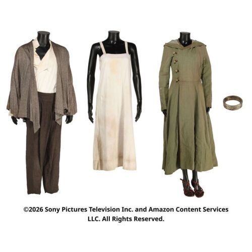 Lot # 100. Nynaeve al'Meara's and Lan Mandragoran's Dream Sequence Costumes ### WHEEL OF TIME, THE (T.V. SERIES, 2021-2023)