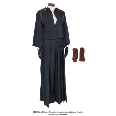 Lot # 133. Moiraine Damodred's Bloodied Cairhien Costume ### WHEEL OF TIME, THE (T.V. SERIES, 2021-2023)