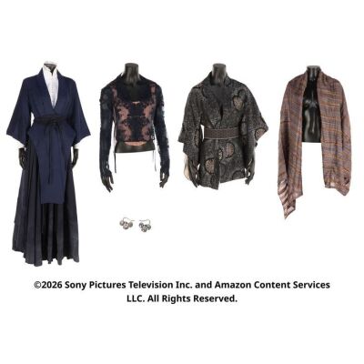 Lot # 142. Moiraine Damodred's Costume and Anvaere Damodred's Costume Components ### WHEEL OF TIME, THE (T.V. SERIES, 2021-2023)