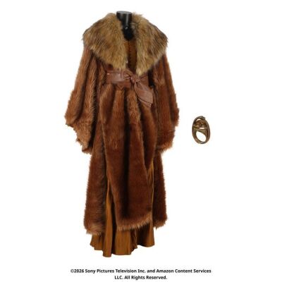 Lot # 155. Siuan Sanche's Fur Coat Costume ### WHEEL OF TIME, THE (T.V. SERIES, 2021-2023)