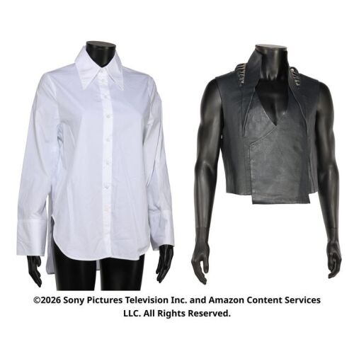 Lot # 189. Moghedien's Shirt and Ishamael's Vest ### WHEEL OF TIME, THE (T.V. SERIES, 2021-2023)
