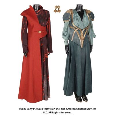 Lot # 194. Alanna Mosvani and Liandrin Guirale's Fight Scene Costume Components ### WHEEL OF TIME, THE (T.V. SERIES, 2021-2023)