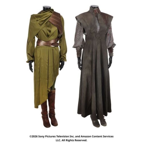Lot # 197. Joiya Byir and Jeaine Caide's Tar Valon Costumes ### WHEEL OF TIME, THE (T.V. SERIES, 2021-2023)