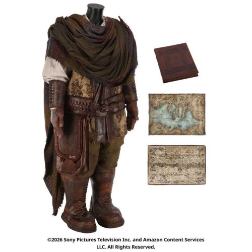Lot # 207. Loial's Travelling Costume and Props ### WHEEL OF TIME, THE (T.V. SERIES, 2021-2023)