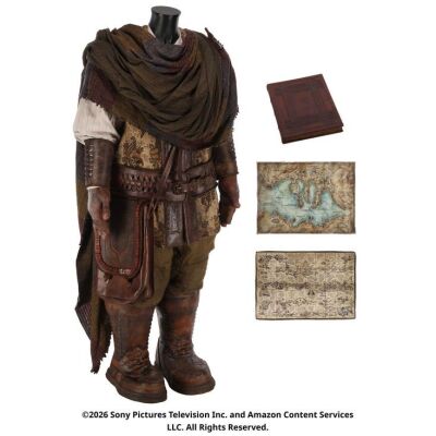 Lot # 207. Loial's Travelling Costume and Props ### WHEEL OF TIME, THE (T.V. SERIES, 2021-2023)
