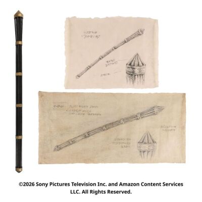 Lot # 221. Balefire Rod with Library Drawings ### WHEEL OF TIME, THE (T.V. SERIES, 2021-2023)