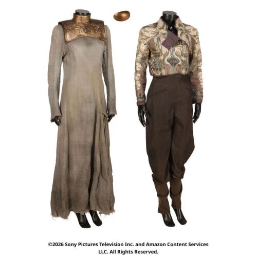 Lot # 224. Egwene al'Vere's Damane Flashback and Desert Costume Components ### WHEEL OF TIME, THE (T.V. SERIES, 2021-2023)