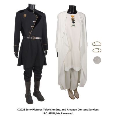 Lot # 228. Lews Therin Telamon and Latra Posae Decumae's Costumes ### WHEEL OF TIME, THE (T.V. SERIES, 2021-2023)