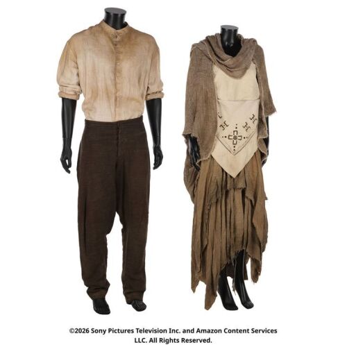 Lot # 234. Rand al'Thor's Ruidhien Costume and Egwene al'Vere's Desert Costume ### WHEEL OF TIME, THE (T.V. SERIES, 2021-2023)