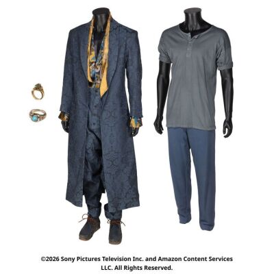 Lot # 243. Mat Cauthon's Dream Costume and Rand al'Thor's Pyjamas ### WHEEL OF TIME, THE (T.V. SERIES, 2021-2023)