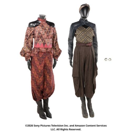 Lot # 245. Nynaeve al'Meara and Min Farshaw's Tanchico Costumes ### WHEEL OF TIME, THE (T.V. SERIES, 2021-2023)