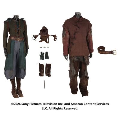 Lot # 251. Perrin Aybara's Two Rivers Battle Costume, and Faile Bashere's Costume ### WHEEL OF TIME, THE (T.V. SERIES, 2021-2023)